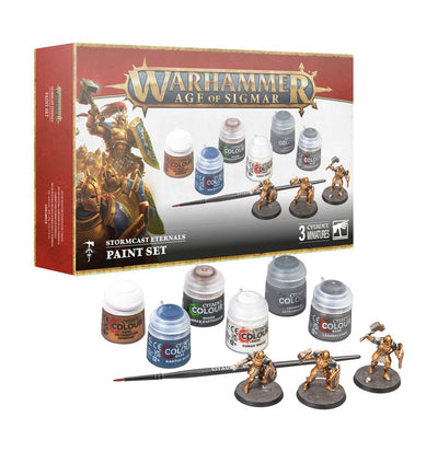 Warhammer Age Of Sigmar Stormcast Eternals and Paint Set