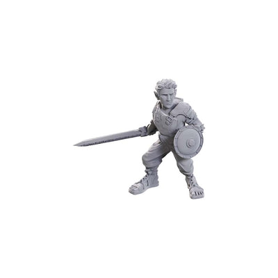 Critical Role Unpainted Miniatures Orym, of the Air Ashari and Fresh Cut Grass