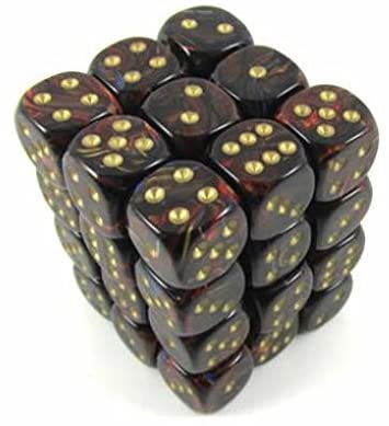 Chessex 12mm Scarab D6 Brick