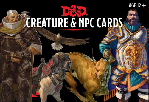 DND Next Creature and NPC Cards