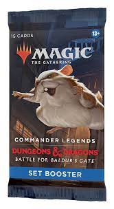 MTG Dungeon's and Dragons Battle for Baldur's Gate Commander Legends Set Booster