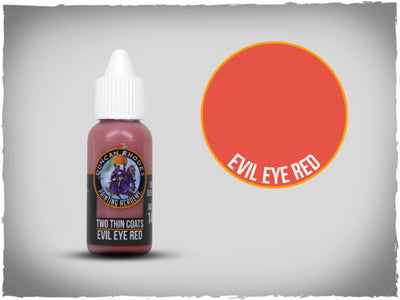 Two Thin Coats Evil Eye Red