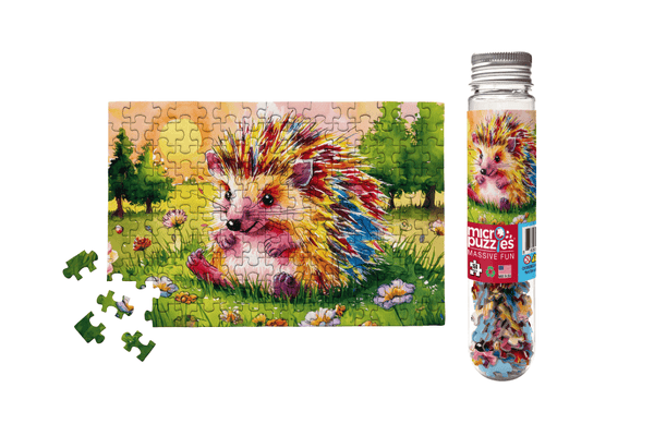 Micro Puzzles Rainbow Quill Hedgehog