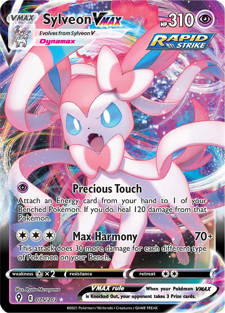 Sylveon VMAX (075/203) [Sword & Shield: Evolving Skies]