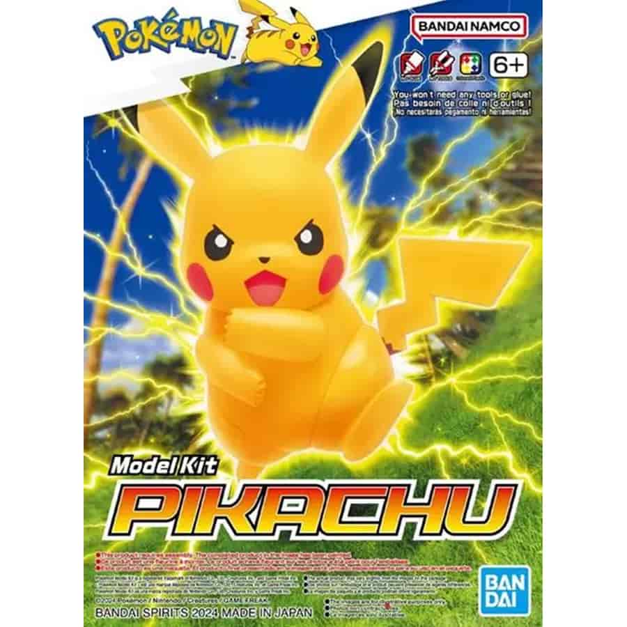 Bandai Pokapla Model Kit Angary Pikachu