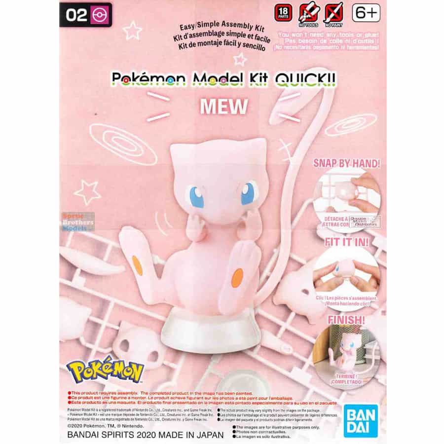 Bandai Pokapla Model Kit Mew
