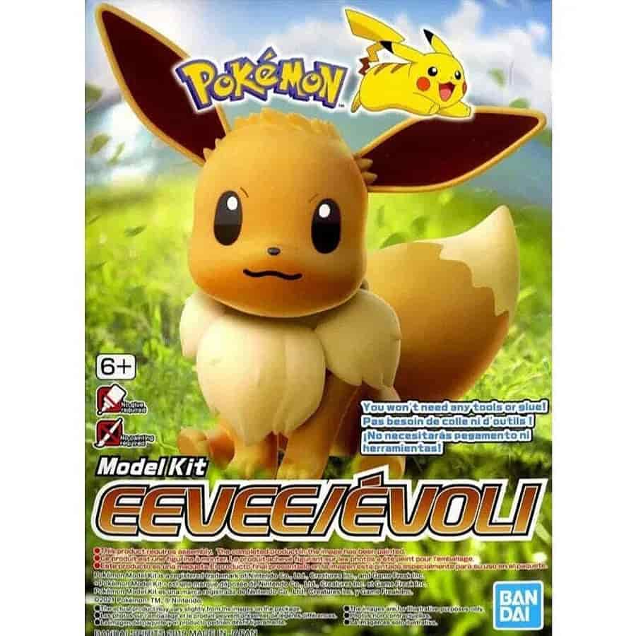 Bandai Pokapla Model Kit Sitting Eevee