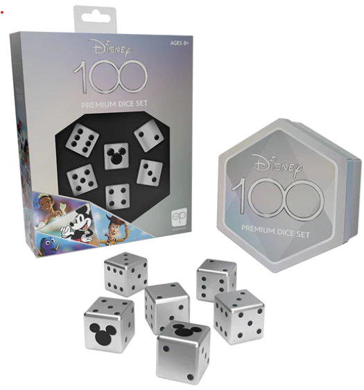 DIsney 100th Anniversary Premium D6 Dice Set