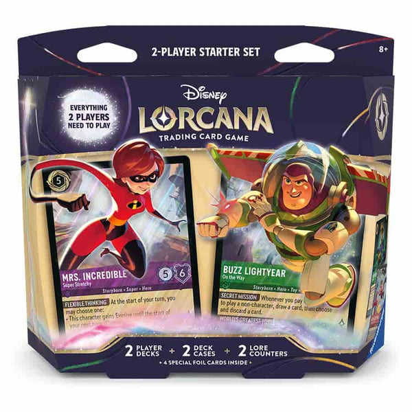 Disney Lorcana TCG Wilds Unknown 2 Player Starter Deck