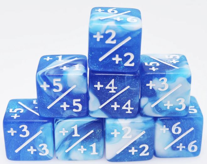 Foam Brain Games Counters Dice