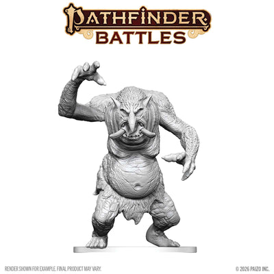 Pathfinder Deep Cuts Unpainted Miniatures W27 Forest Troll