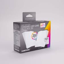 Gamegenic Matte Clear Standard Size Sleeves Value Pack 200ct