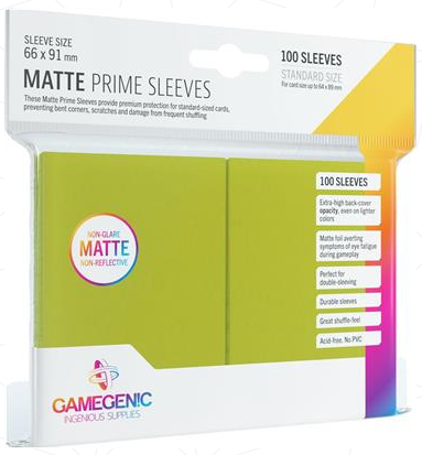 Gamegenic Matte Prime Sleeves