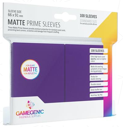 Gamegenic Matte Prime Sleeves