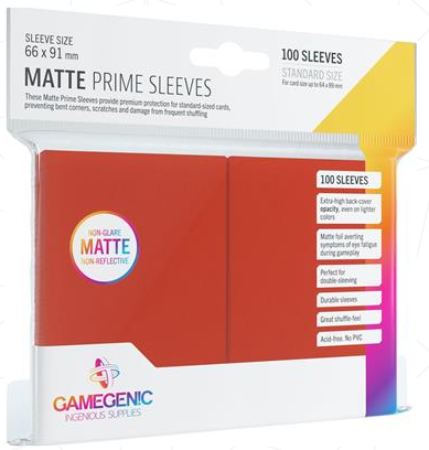 Gamegenic Matte Prime Sleeves