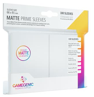 Gamegenic Matte Prime Sleeves