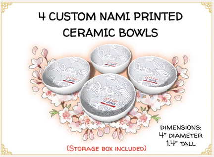 Let's Go! To Japan Ceramic Bowls