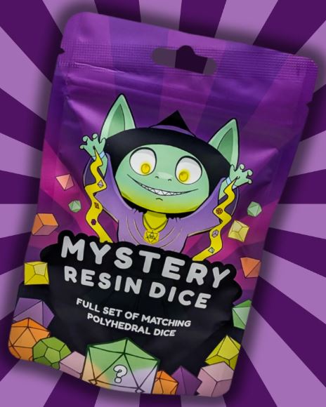 Mystery Dice Goblin Halloween Spooky Mystery Dice Bag