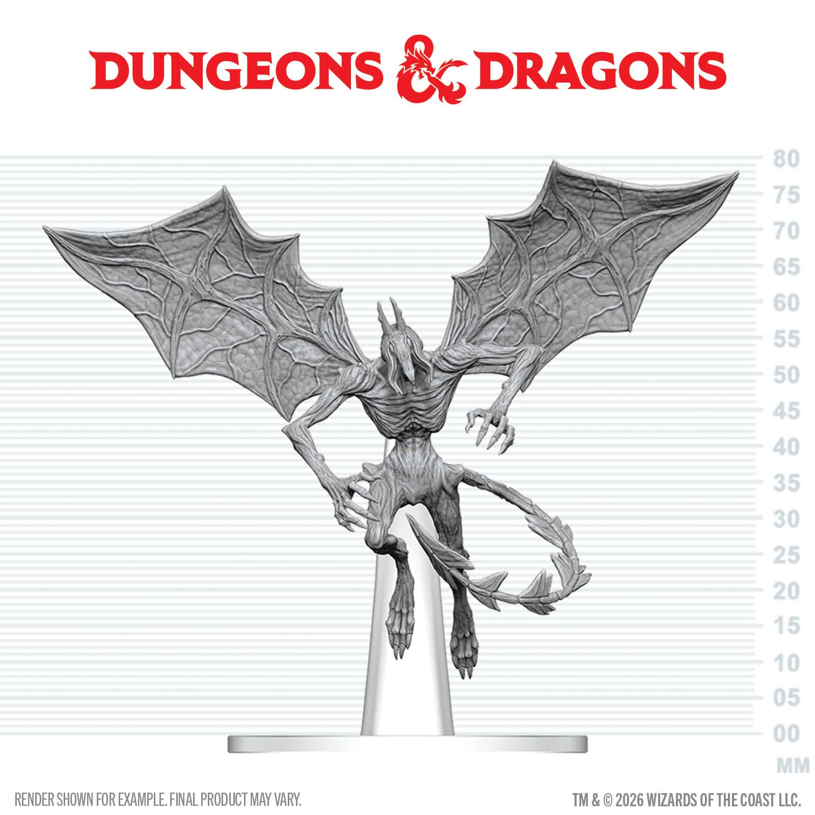 DND Nolzur's Marvelous Miniatures  W30 Nightgaunt