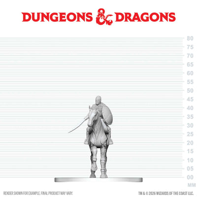 DND Nolzur's Marvelous Miniatures  W29 Nimblewright Steed with Rider