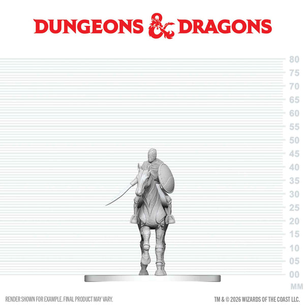 DND Nolzur's Marvelous Miniatures  W29 Nimblewright Steed with Rider
