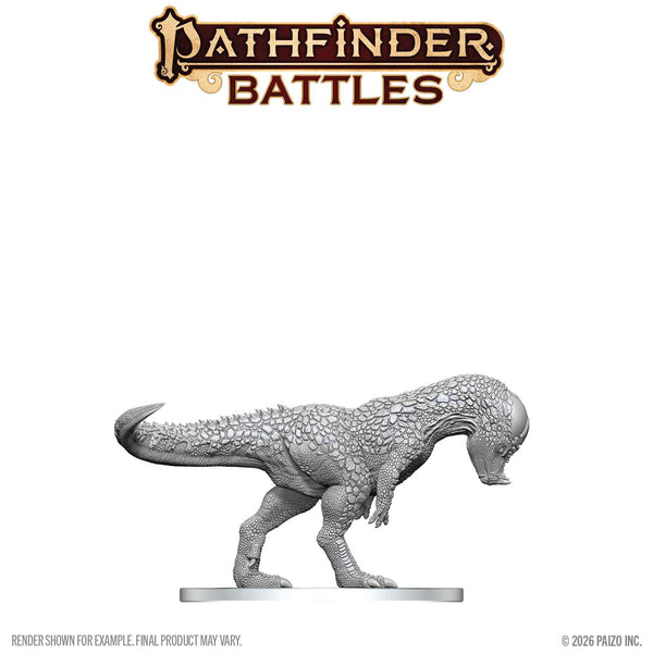 Pathfinder Deep Cuts Unpainted Miniatures W27 Pachycephalosaurus