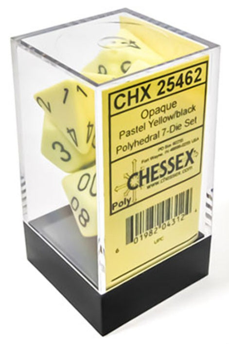 Chessex 7ct Dice Set Opaque