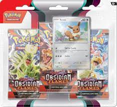 Pokemon Scarlet and Violet Obsidian Flames 3 Pack Blister