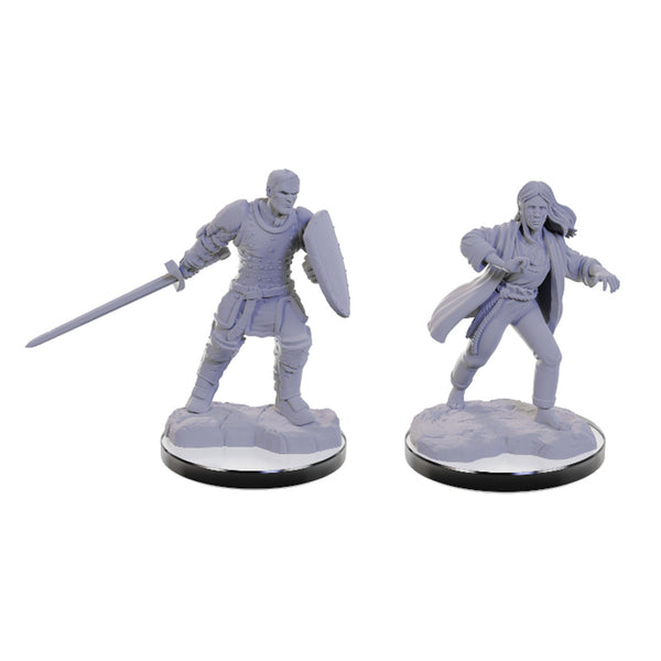 DND Nolzur's Marvelous Miniatures  W22 Reborn Paladin and Reborn Warlock