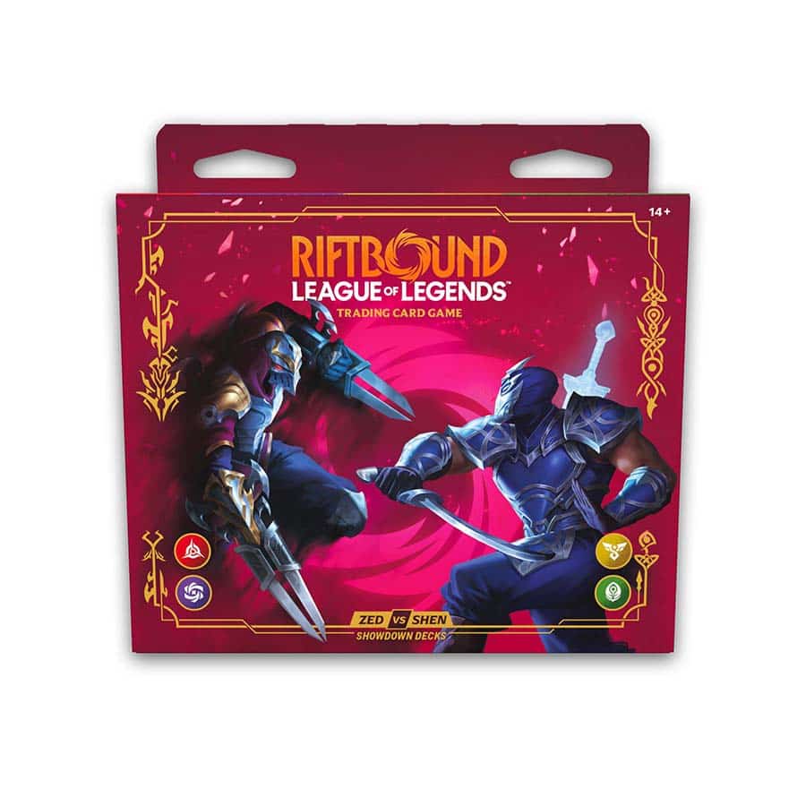 Riftbound League of Legends TCG Vendetta Showdown Deck Zed VS Shen