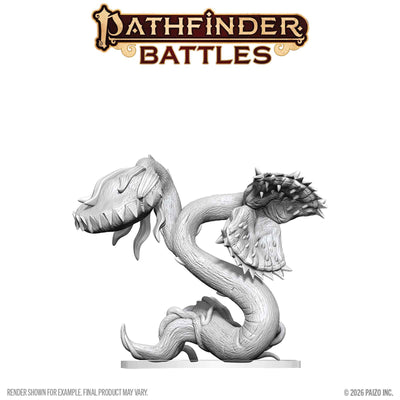 Pathfinder Deep Cuts Unpainted Miniatures W27 Snapping Flytrap