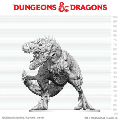 DND Nolzur's Marvelous Miniatures  W30 Tyrannosaurus Zombie
