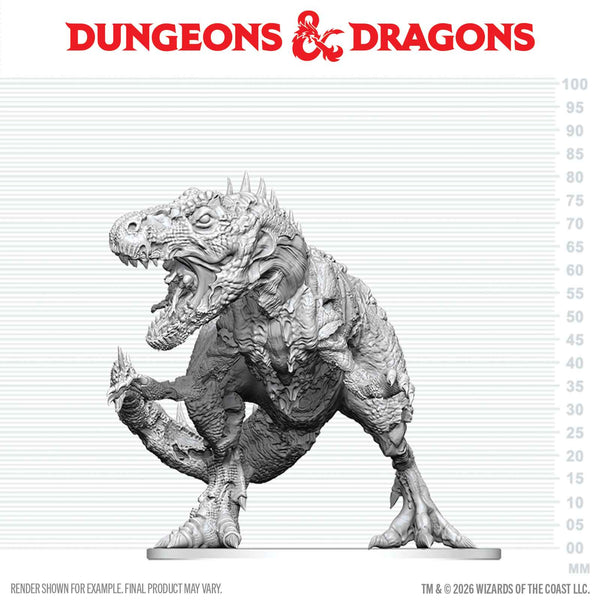 DND Nolzur's Marvelous Miniatures  W30 Tyrannosaurus Zombie