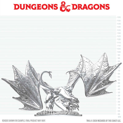 DND Nolzur's Marvelous Miniatures  W30 Young Sapphire Dragon