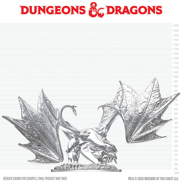DND Nolzur's Marvelous Miniatures  W30 Young Sapphire Dragon