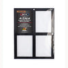BCW Magnetic 4-Card Holder Black Border 35Pt