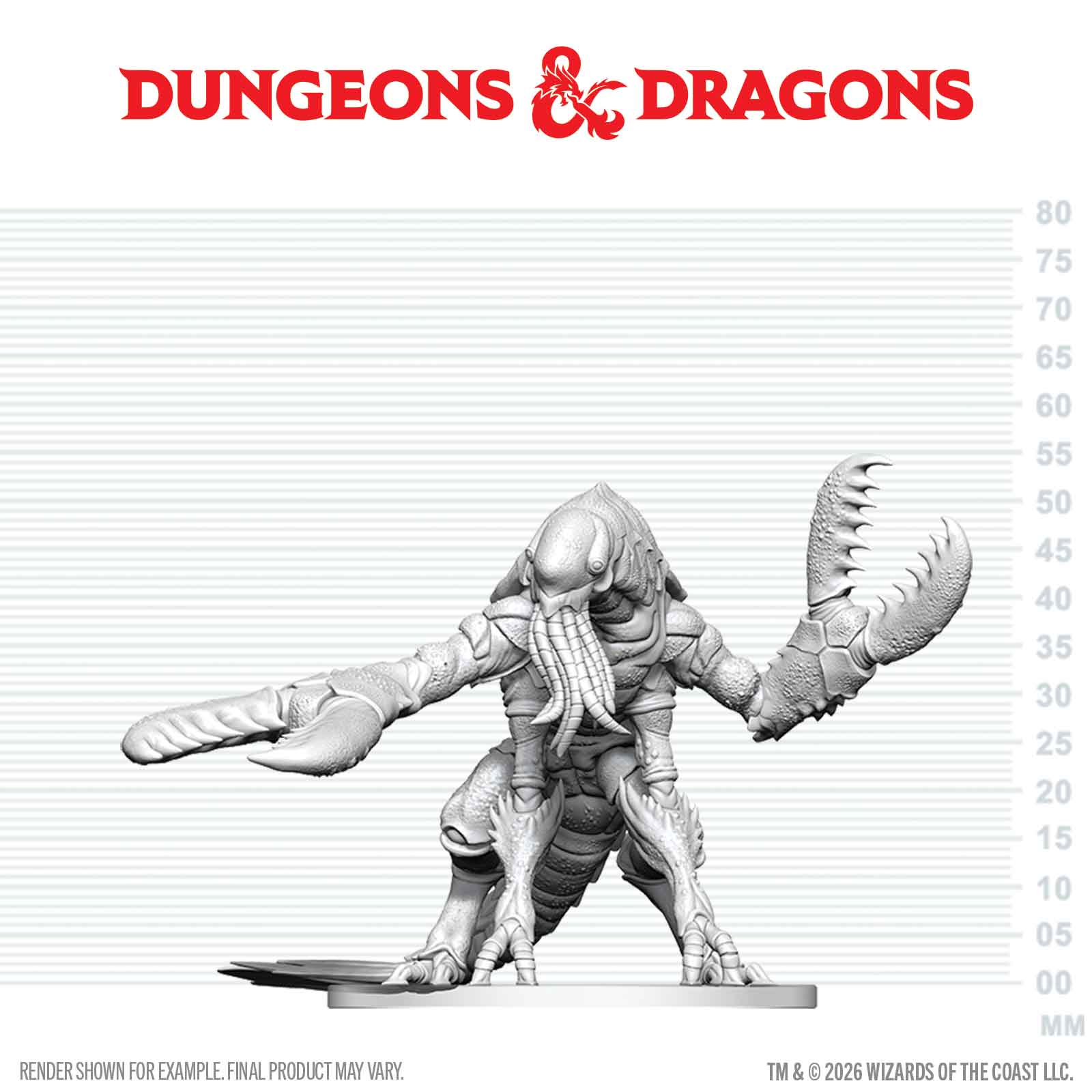 DND Nolzur's Marvelous Miniatures  W29 Chuul