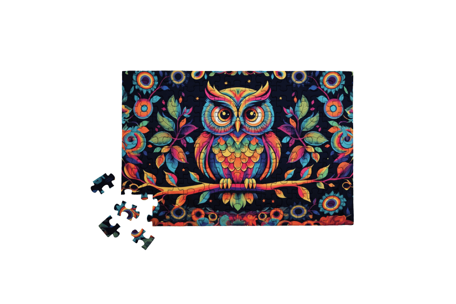 Micro Puzzles Colorful Owl
