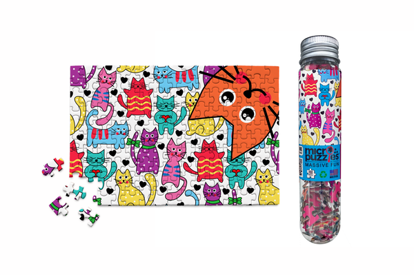 Micro Puzzles Colorful Cats