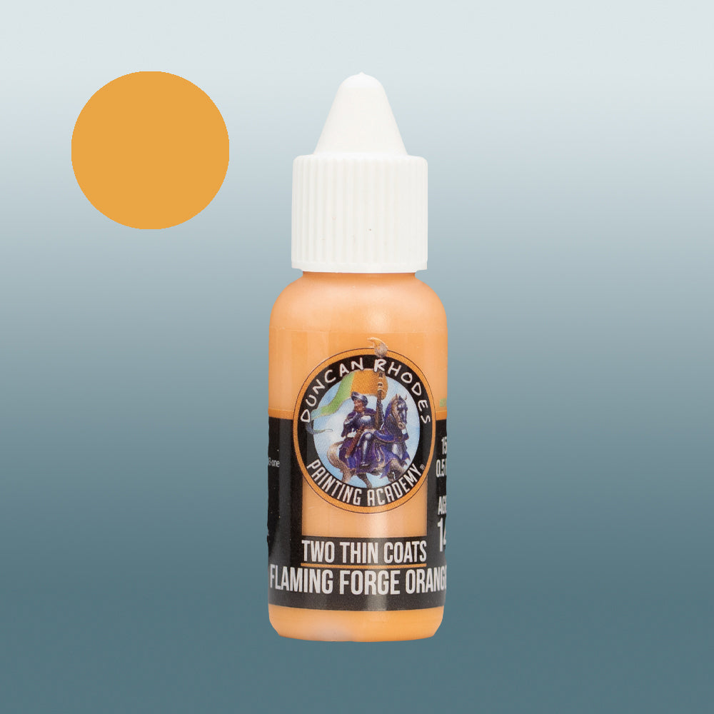 Two Thin Coats Flaming Forge Orange