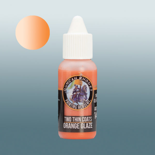 Two Thin Coats Orange Glaze