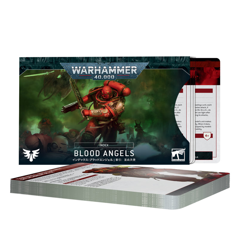 Warhammer 40k 10th Ed Index Cards Blood Angels