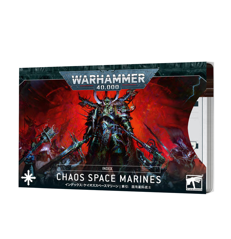 Warhammer 40k 10th Ed Index Cards Chaos Space Marines