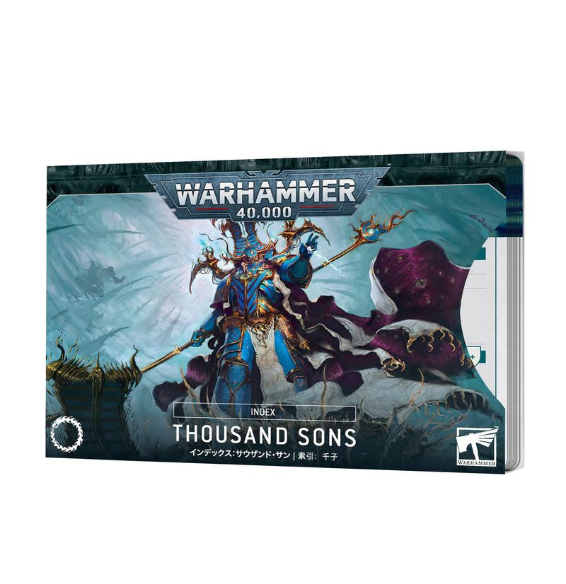 Warhammer 40k 10th Ed Index Cards Thousand Sons