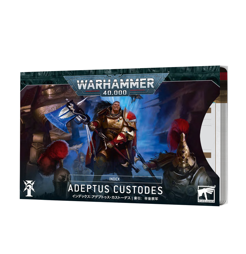 Warhammer 40k 10th Ed Index Cards Adeptus Custodes