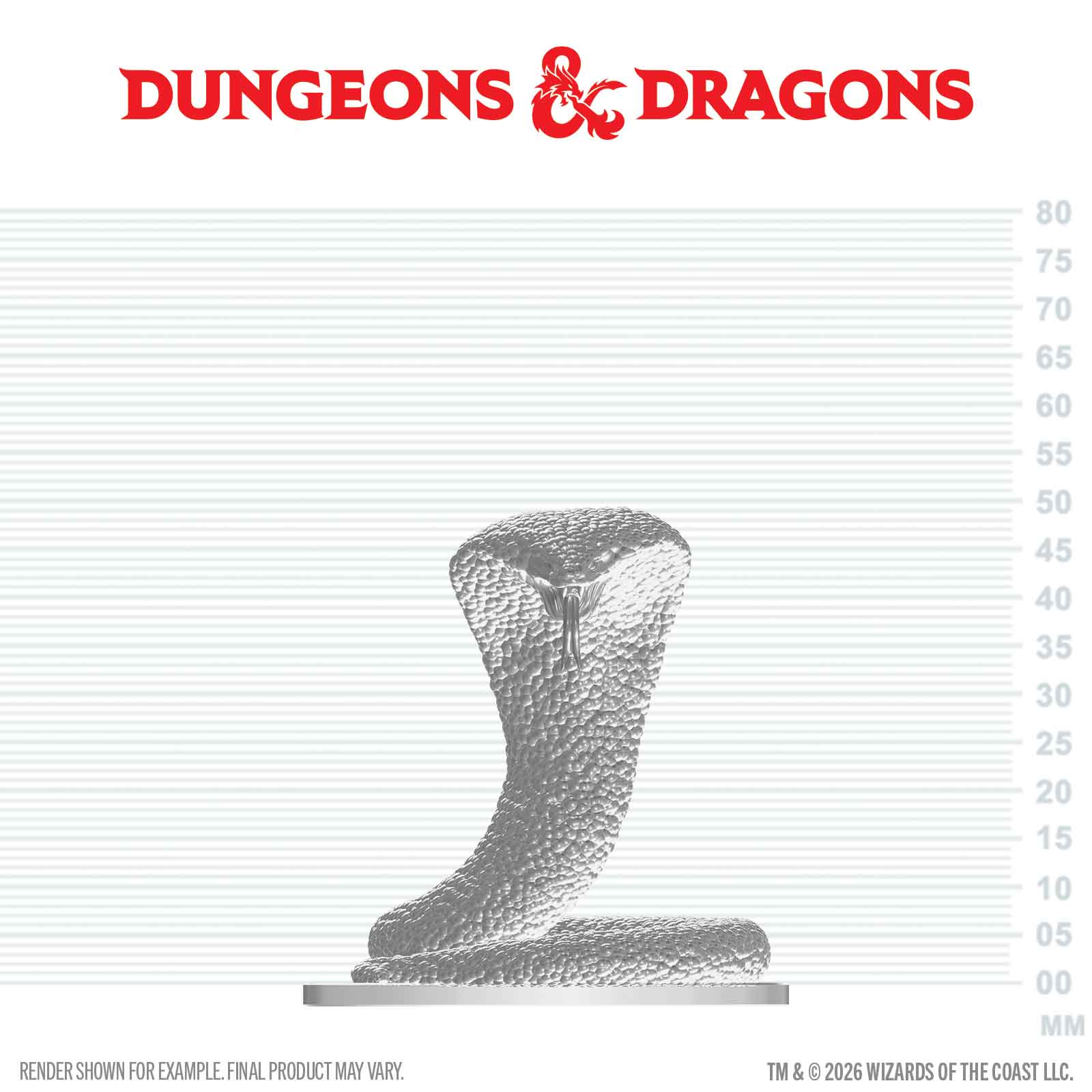 DND Nolzur's Marvelous Miniatures  W29 Polar Serpent