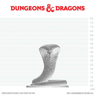 DND Nolzur's Marvelous Miniatures  W29 Polar Serpent