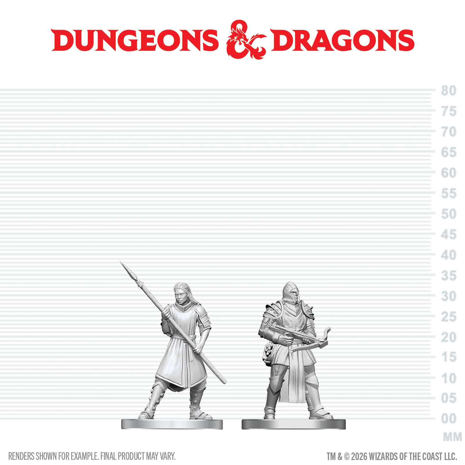 DND Nolzur's Marvelous Miniatures  W29 Town Guards
