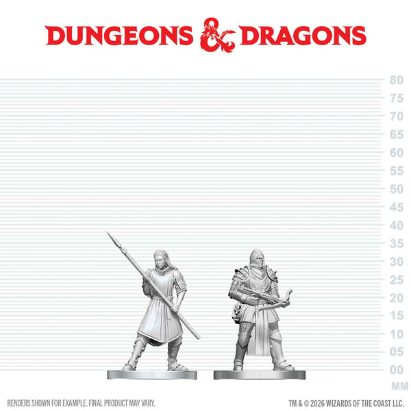 DND Nolzur's Marvelous Miniatures  W29 Town Guards