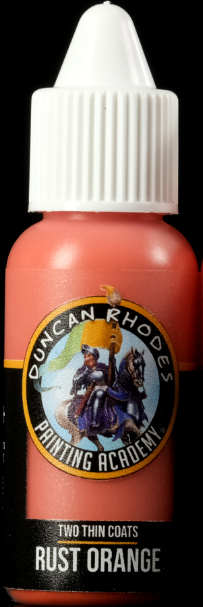 Two Thin Coats Rust Orange